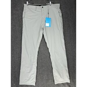 Galway Bay Golf Pants Mens 40x36 (Fits 40x34) Gray All Weather Rain Polartec